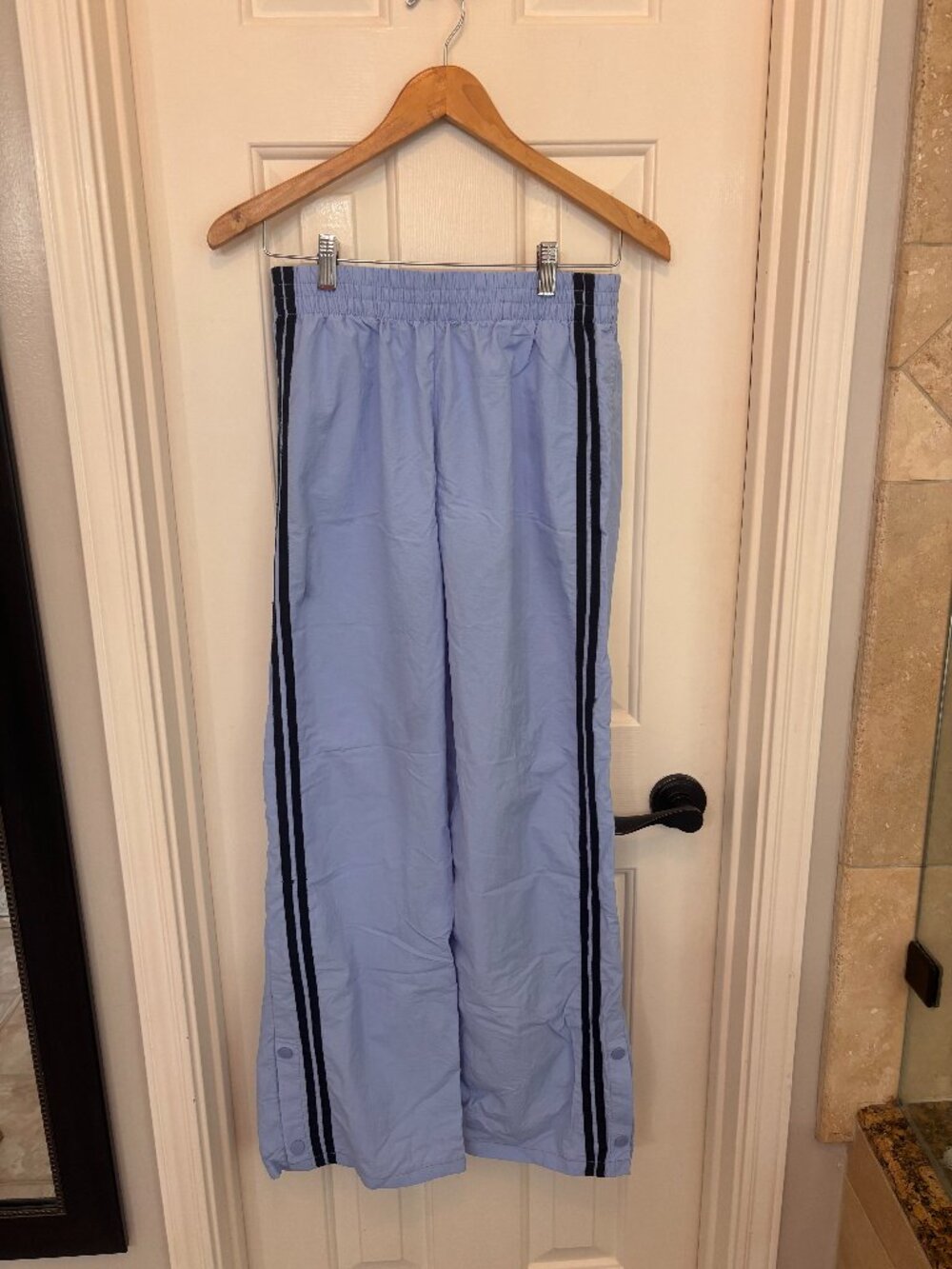 Light Blue No Boundaries Windbreaker Pants